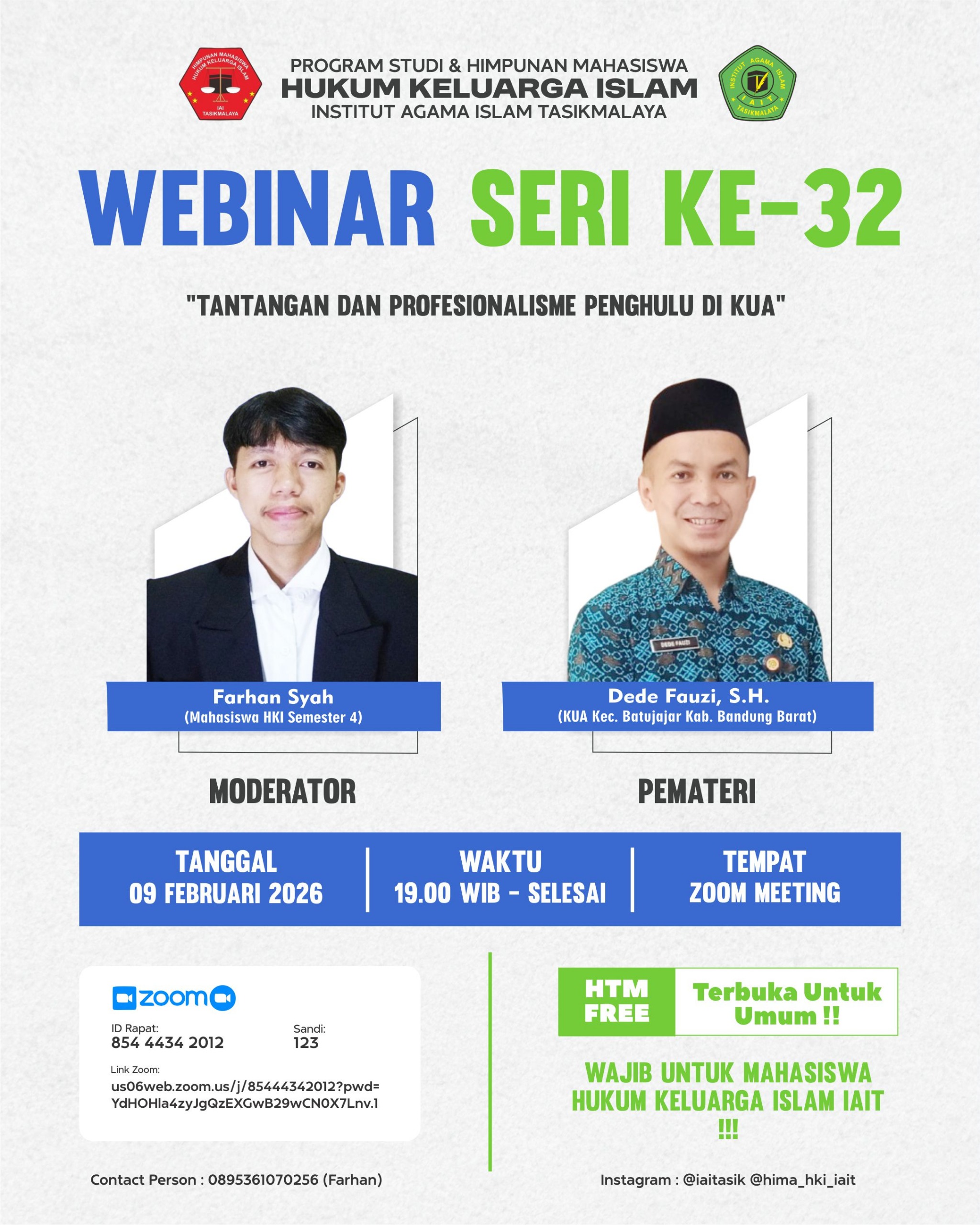 Seminar tantangan dan Profesionalisme Penghulu KUA