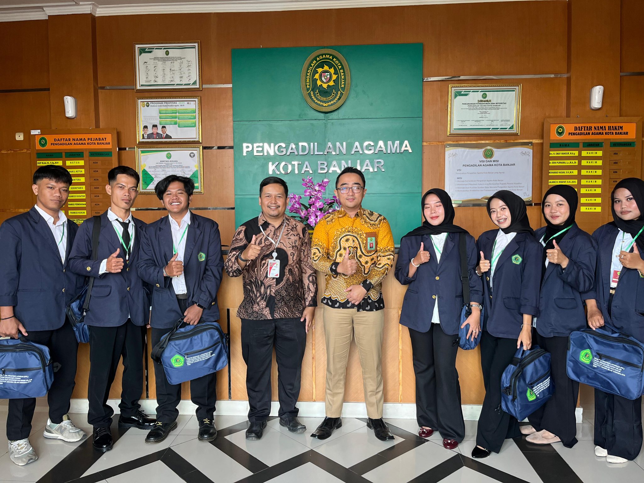 Kegiatan PPL Prodi HKI di Pengadilan Agama Kota Banjar