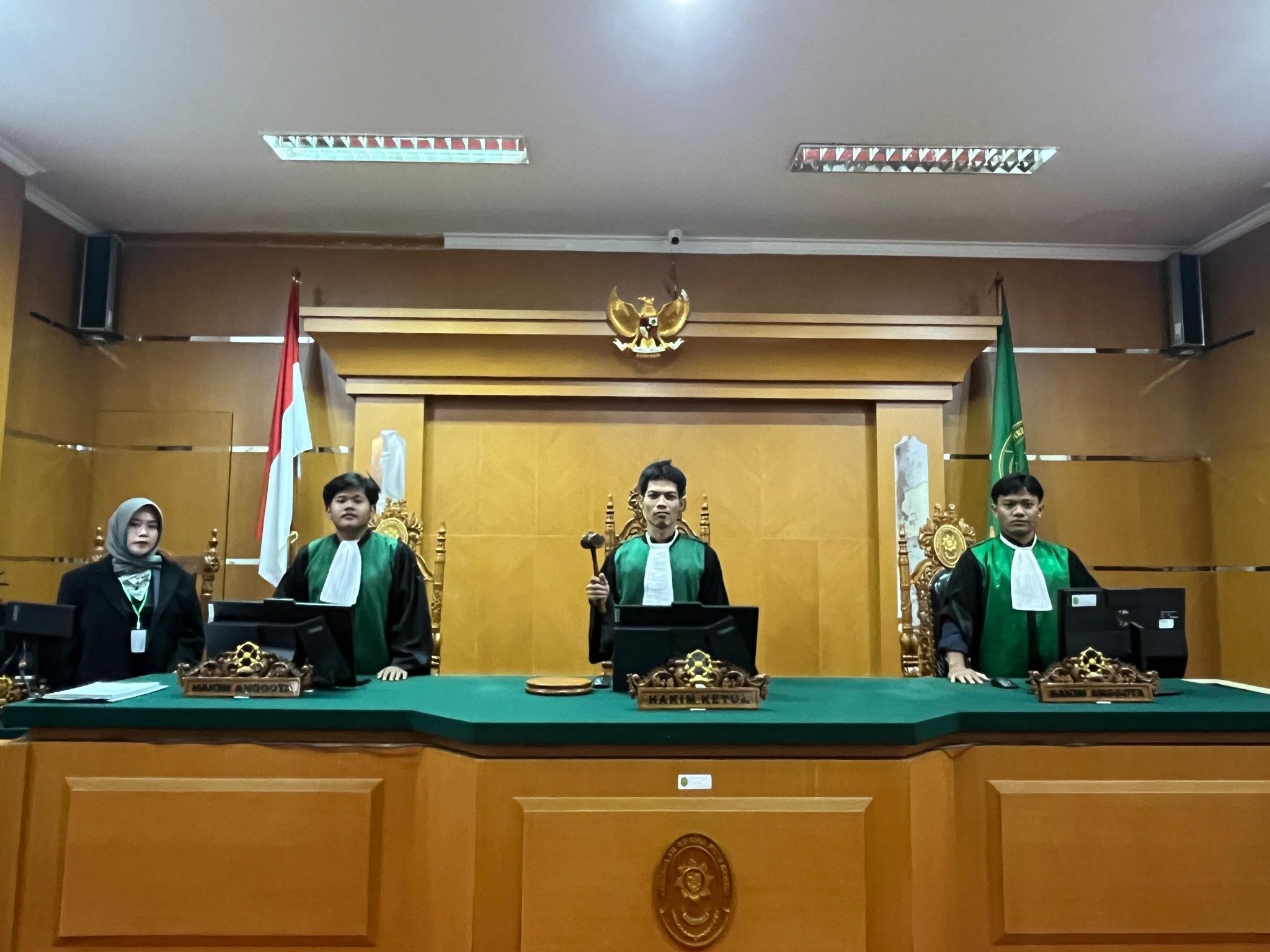 Mahasiswa HKI IAI Tasikmalaya Gelar Simulasi Sidang di PA Kota Banjar