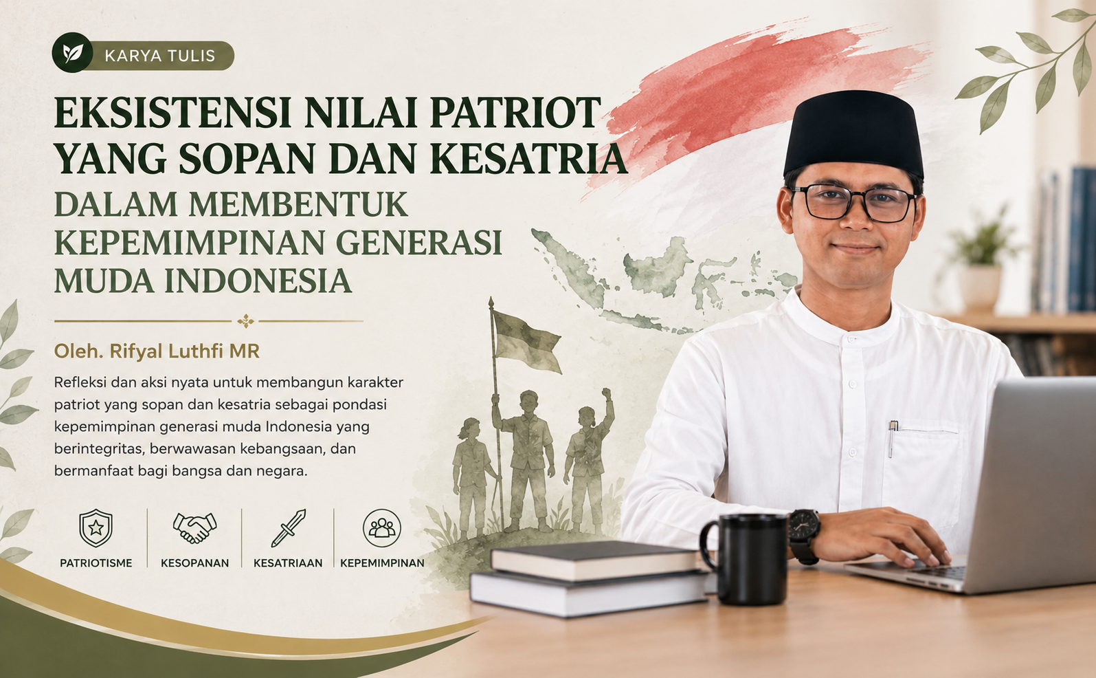 EKSISTENSI NILAI PATRIOT YANG SOPAN DAN KESATRIA  DALAM MEMBENTUK KEPEMIMPINAN GENERASI MUDA INDONESIA