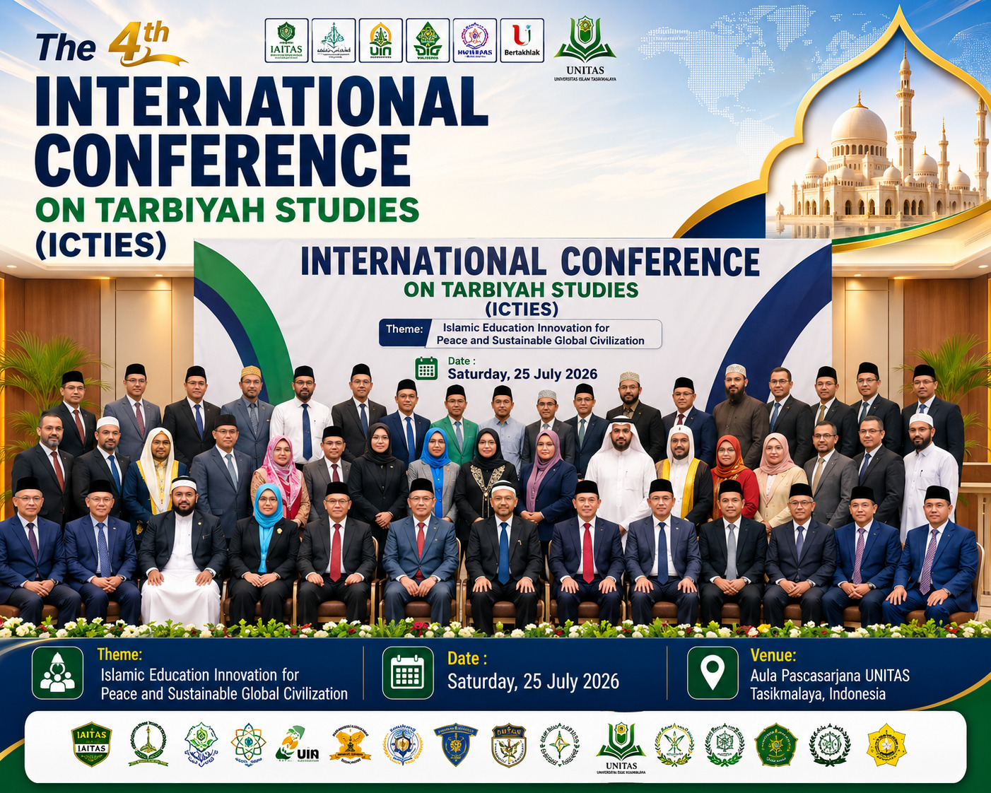 PASCASARJANA PRODI MAGISTER (S2) PAI UNITAS PERKUAT JEJARING AKADEMIK GLOBAL MELALUI PARTISIPASI PADA KONFERENSI INTERNASIONAL ICTIES 2026