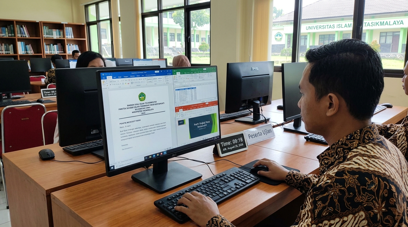 Soal Ujian Komputer Calon Perangkat Desa Kertamukti Kec. Ciawi Kab. Tasikmalaya